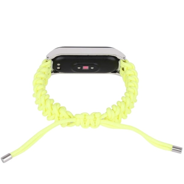 Xiaomi Mi Smart Band 4 / 3 nylon drawstring watch strap - Yellow Yellow
