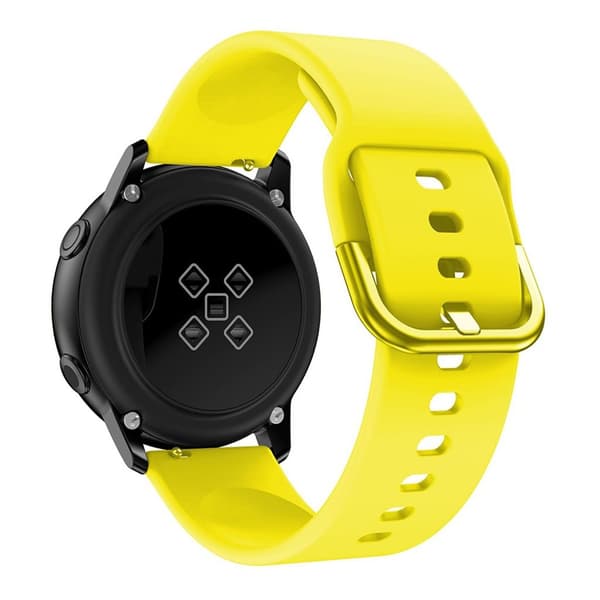 Samsung Galaxy Watch Active 20mm udskiftelig urrem - gul Yellow