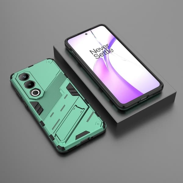 Støtsikkert hybriddeksel med et moderne preg for OnePlus Ace 3V - Grønn Green