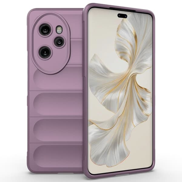 Deksel med mykt grep for Honor 100 Pro - Lyselilla Purple