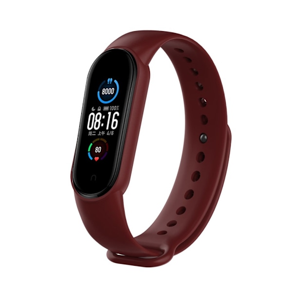 Xiaomi Mi Band 5 holdbart urrem - Vinrød Red