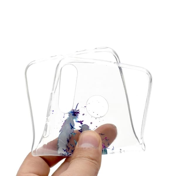 Deco Samsung Galaxy A70e Cover - Fjer og Fugle Multicolor