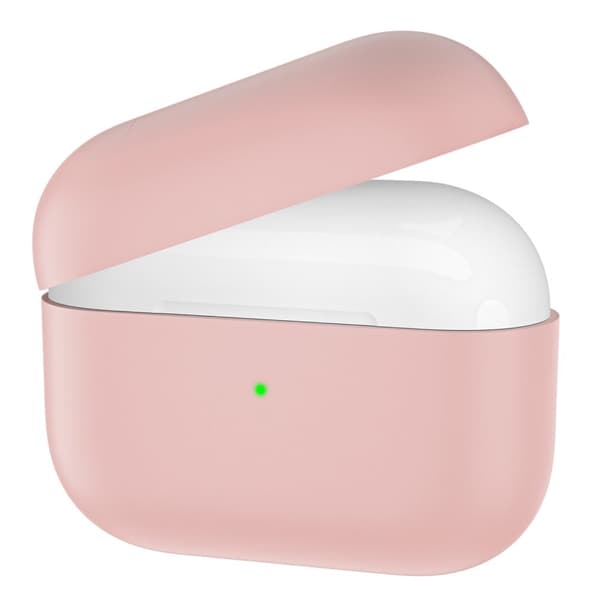 AirPods 3 simpelt silikoneetui - Lyserød Pink