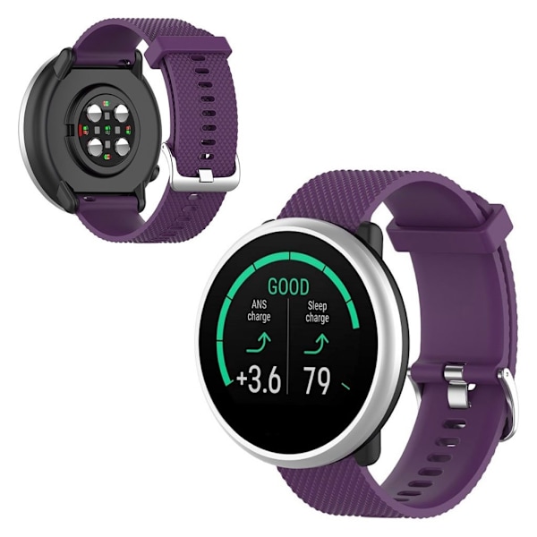 Polar Ignite yksinkertainen silikoninen kellonauha - Violetti Purple