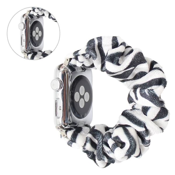 Apple Watch Series 6 / 5 44mm pulserende hårbåndsarmbånd - Sort / Sort Black
