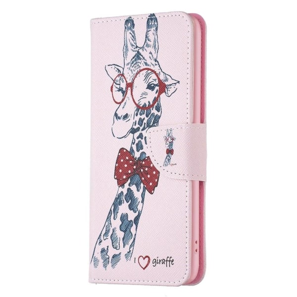 Wonderland OnePlus Nord N200 5G flip case - Giraffe Pink