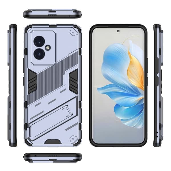 Støtsikkert hybriddeksel med et moderne preg for Honor 100 - Mørkeblå Blue