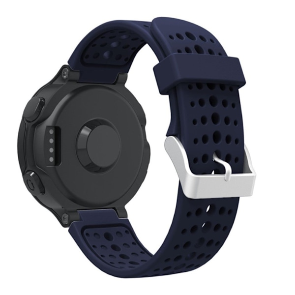 Garmin Forerunner 220 / 230 / 235 / 620 / 630 pyöreät reiät silikoninen kellonauha - Tummansininen Blue