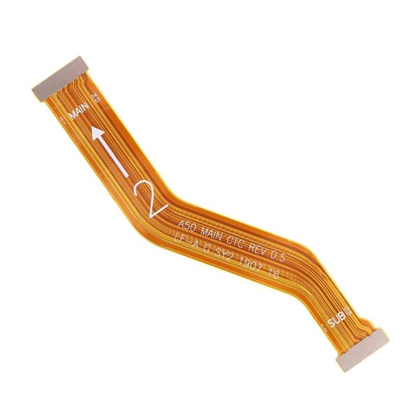 Samsung Galaxy A50 OEM hovedkorttilkobling flexkabel Orange