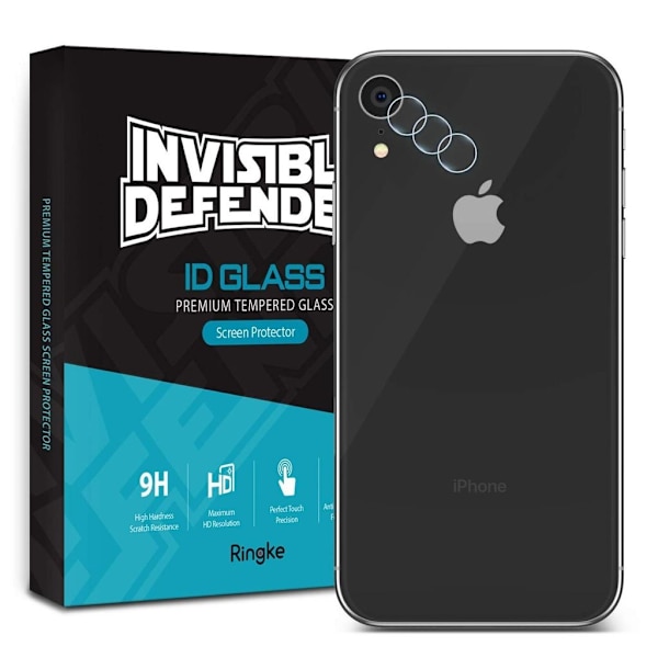 Ringke IDGLCamera Protector iPhone XR:lle - Kirkas Transparent