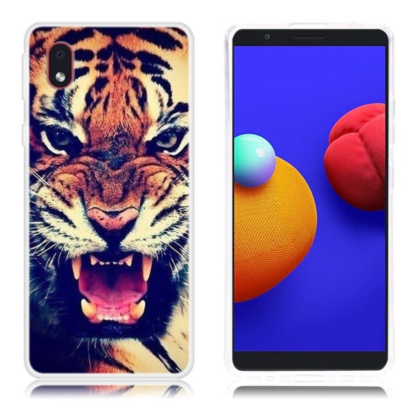 Deco Samsung Galaxy A01 Core skal - Tiger Brun