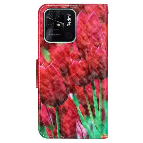 Wonderland Xiaomi Redmi 10C fodral -Röd Röd