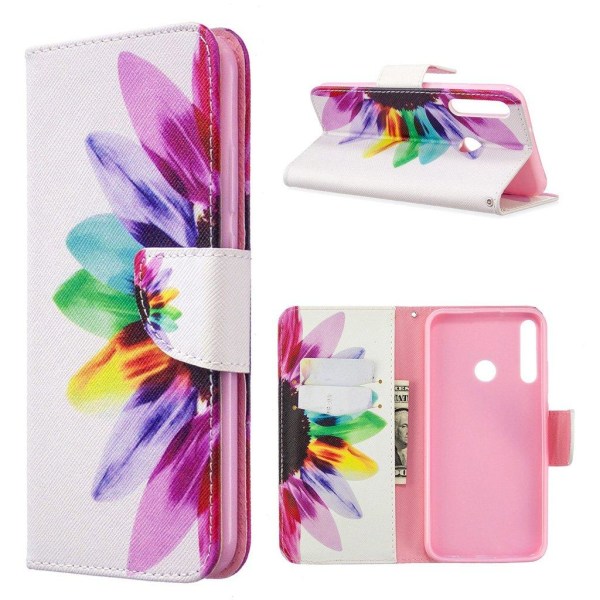 Wonderland Huawei P40 Lite E Etui - Blomst Multicolor