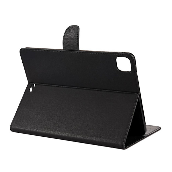 iPad Pro 11 inch (2020) sommerfugl aftryk læder flip etui - sort Black