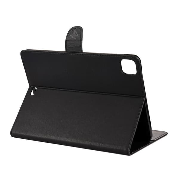 iPad Pro 11 tuuman (2020) perhonen painatus nahkainen kotelo - Musta Black