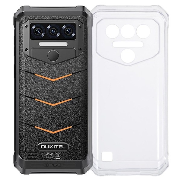 Oukitel WP38 Case Soft Flexible Drop Protection Phone Cover - Transparent Transparent