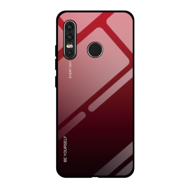 Huawei P30 Lite gradient suojakotelo - Punainen Red