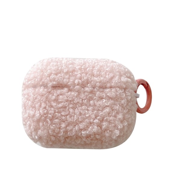 AirPods Pro 2 plysetui med spænde - Lyserød Pink