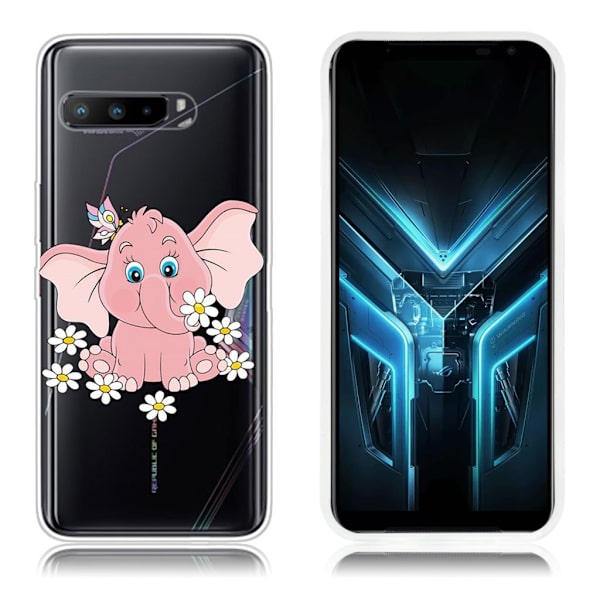 Deco Asus ROG Phone 3 Etui - Elefant Pink