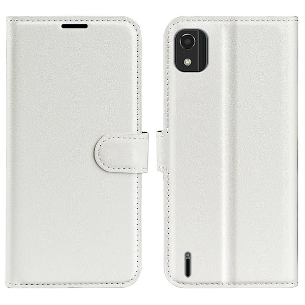 Classic Nokia C2 2nd Edition flip etui - Hvit White
