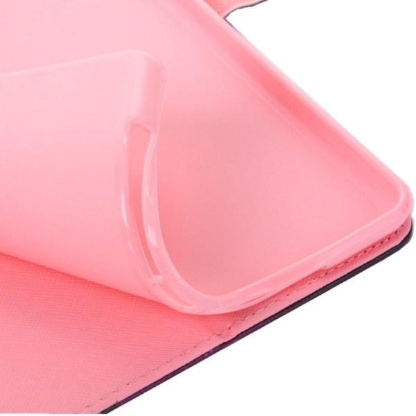 iPad Air (2019) mønster lædercover - enhjørning og regnbue Multicolor