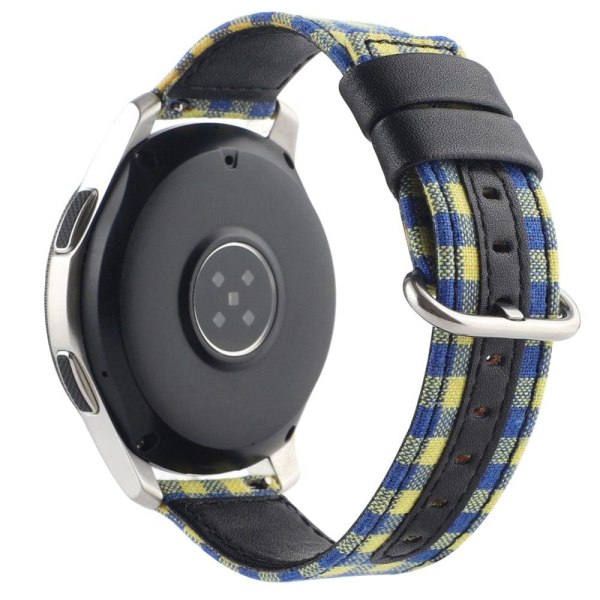 Samsung Galaxy Watch 5 / 5 Pro checkered nylon style leather wat multifärg