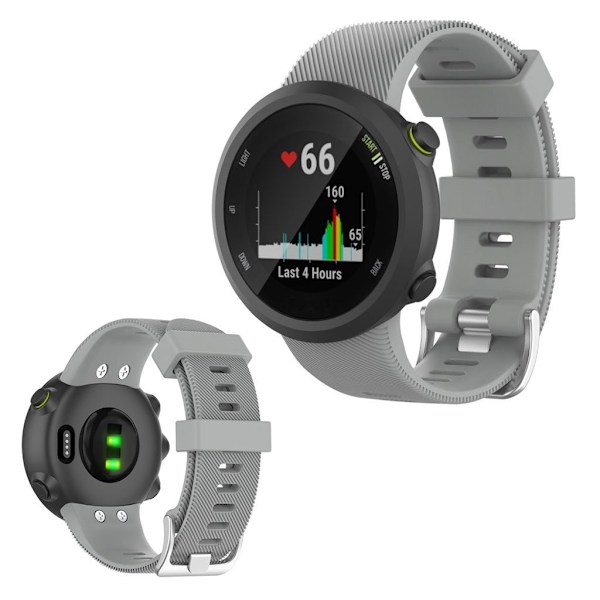 Garmin Swim 2 hållbart klockarmband i silikon - Grå Silvergrå