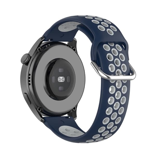 Ticwatch GTX / Pro klockarmband i silikon i två färger - Midnattsblå / Grå Blå