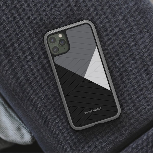 Raigor Inverse BECKLEY -suoja iPhone 11:lle - Musta Black