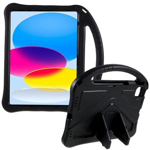 iPad 10.9 (2022) EVA rugged cover with kickstand - Black Svart