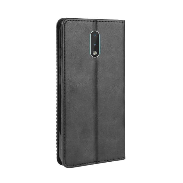 Bofink Vintage Nokia 2.3 Lær etui - Svart Black