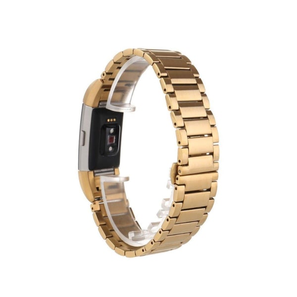Fitbit Charge 2 316L Ruostumaton Teräs Ranneke Perhossoljella - Kulta Gold