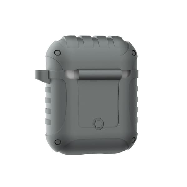 Airpods støtsikker silikonetui - Grå Silver grey