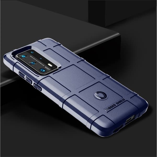 Rugged Shield Huawei P40 Pro Plus deksel - Blå Blue