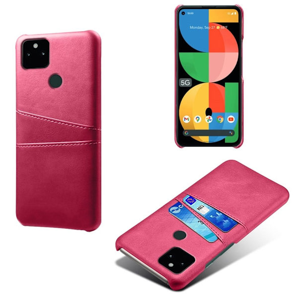 Dual Card Etui Google Pixel 5a - Rose Pink