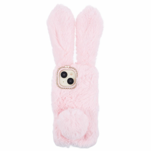 Bunny iPhone 15 Deksel - Rosa Pink