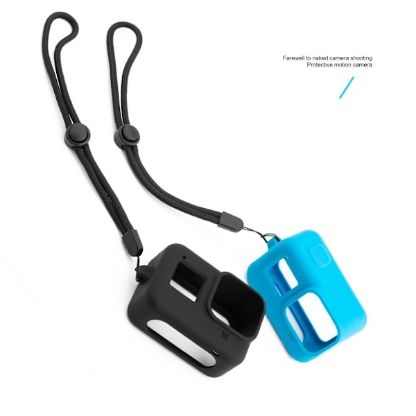 GoPro Hero 8 Black hållbart silikonfodral - Svart Svart