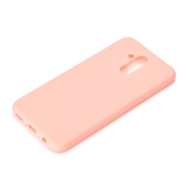 Huawei Mate 20 Lite matta pintainen silikooni muovinen takasuoja Pink