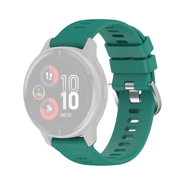 Garmin Forerunner 255 / 255 Music / Venu 2 klockarmband i silikon - Grön Grön