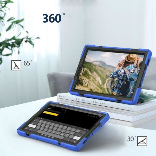 Lenovo Tab M10 HD Gen 2 360 drejelig kickstand holder + silikone Blue