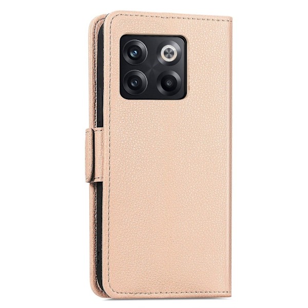 Smidigt och tunt PU-läder OnePlus 10T / OnePlus Ace Pro fodral - Khaki Brun