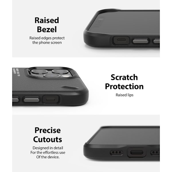 Ringke ONYX DESIGN - iPhone 12 / 12 Pro - Det Beste Black