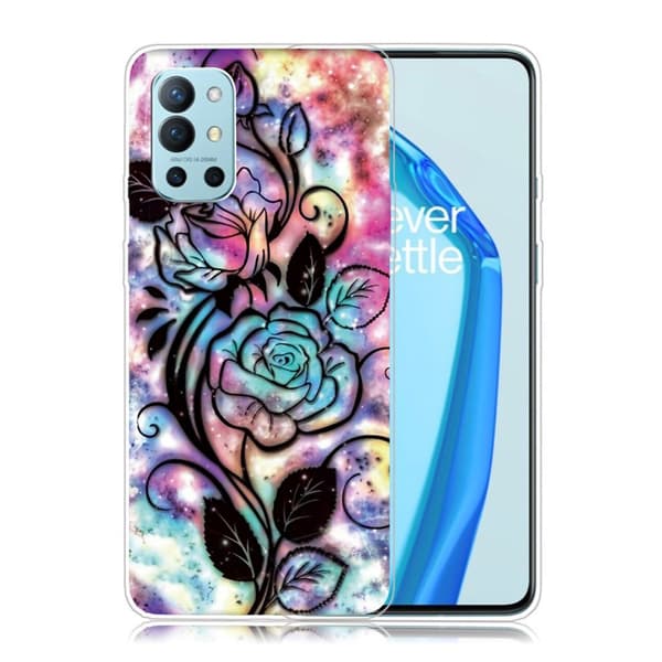 Deco OnePlus 9R Suojakotelo - Flower Multicolor