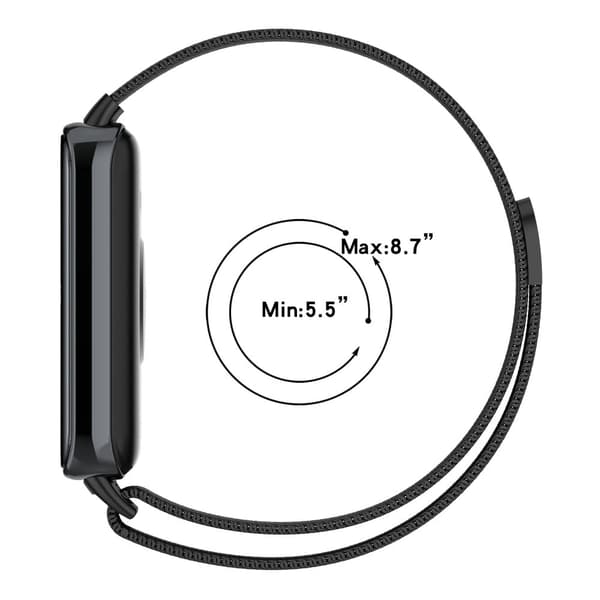 Honor Band 9 Smartwatch Band Metal Milanese Strap Replacement - Stjernelys Silver grey