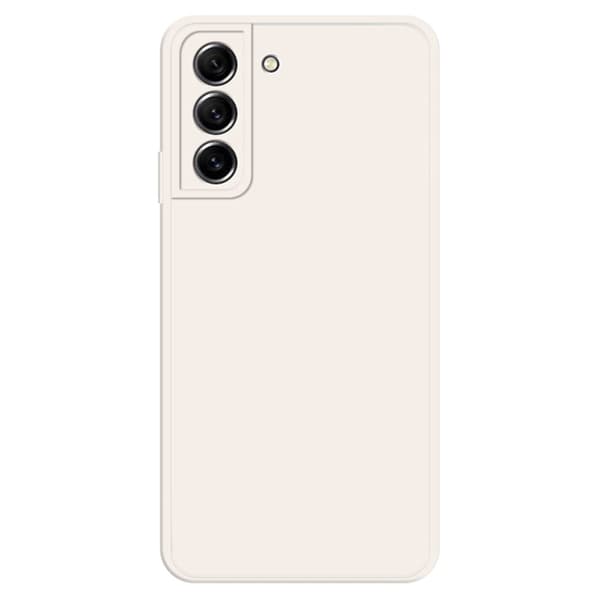 Avfaset gummiert anti-drop-deksel for Samsung Galaxy S21 FE - Beige Brown