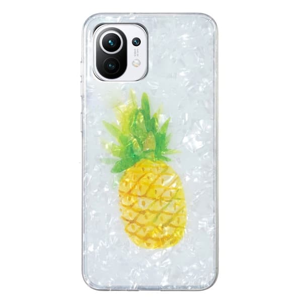 Marble Xiaomi Mi 11 Lite 5G / Mi 11 Lite Etui - Ananas Yellow