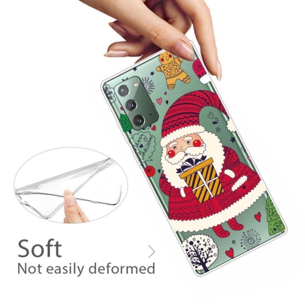 Juletaske til Samsung Galaxy Note 20 - Julemand Og Julemand Red