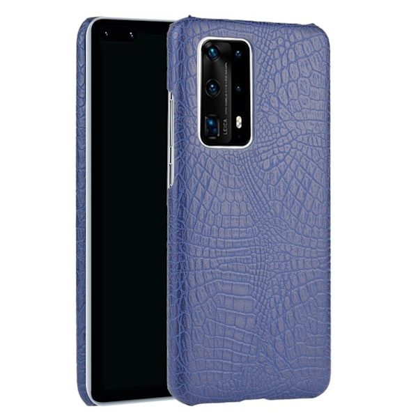 Croco etuit - Huawei P40 Pro - Blå Blue