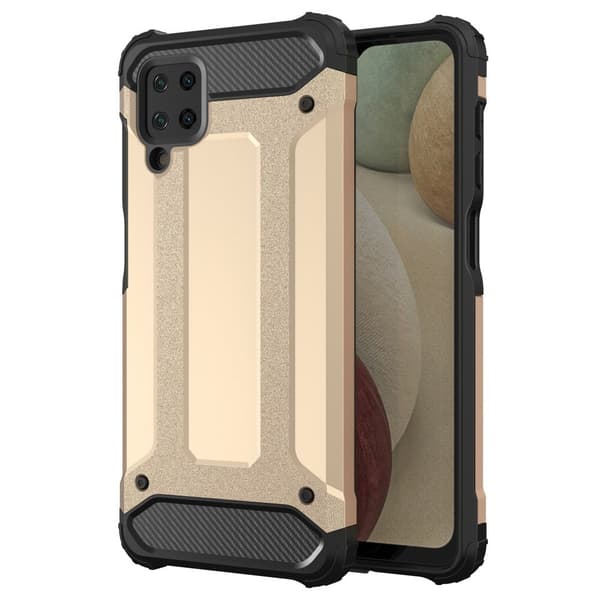 Armour Guard Etui Samsung Galaxy A12 5G - Guld Gold