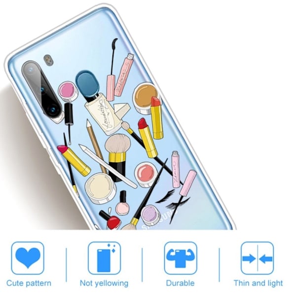 Deco Samsung Galaxy A21 skal - Kosmetika multifärg
